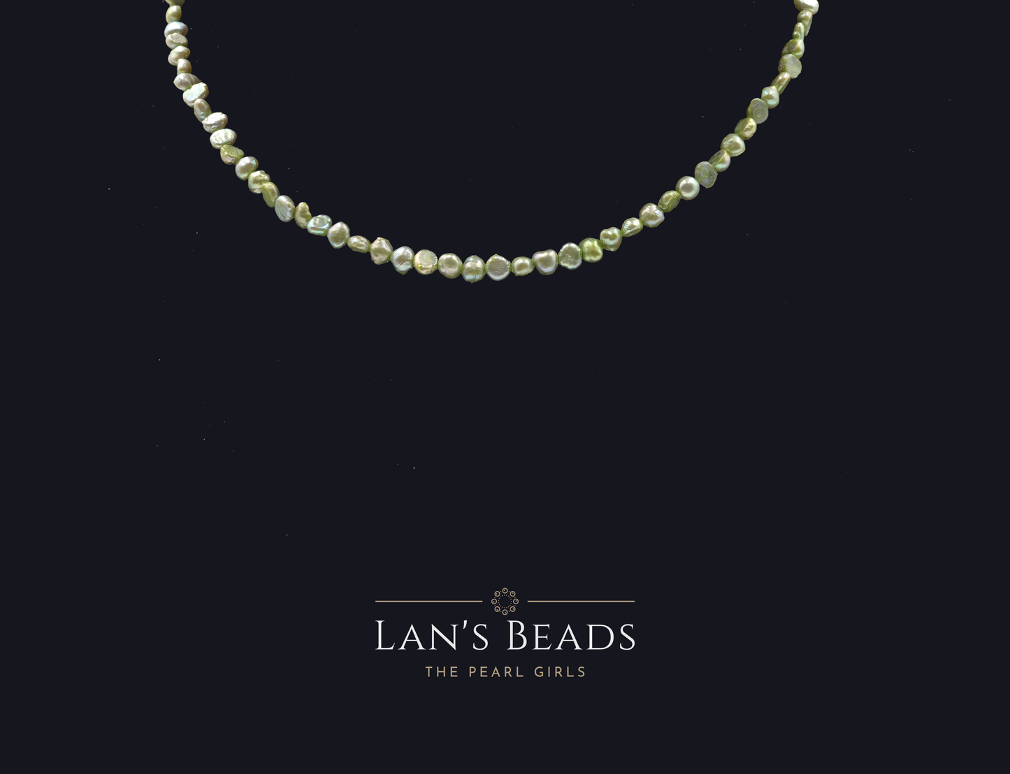 Yellow Green Cultured Pearls - Lan's Beads - Freshwater Pearls