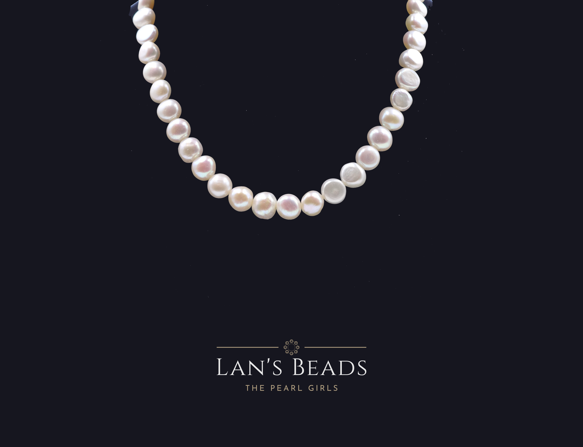 Pebble White Pearls - Lan's Beads - Freshwater Pearls