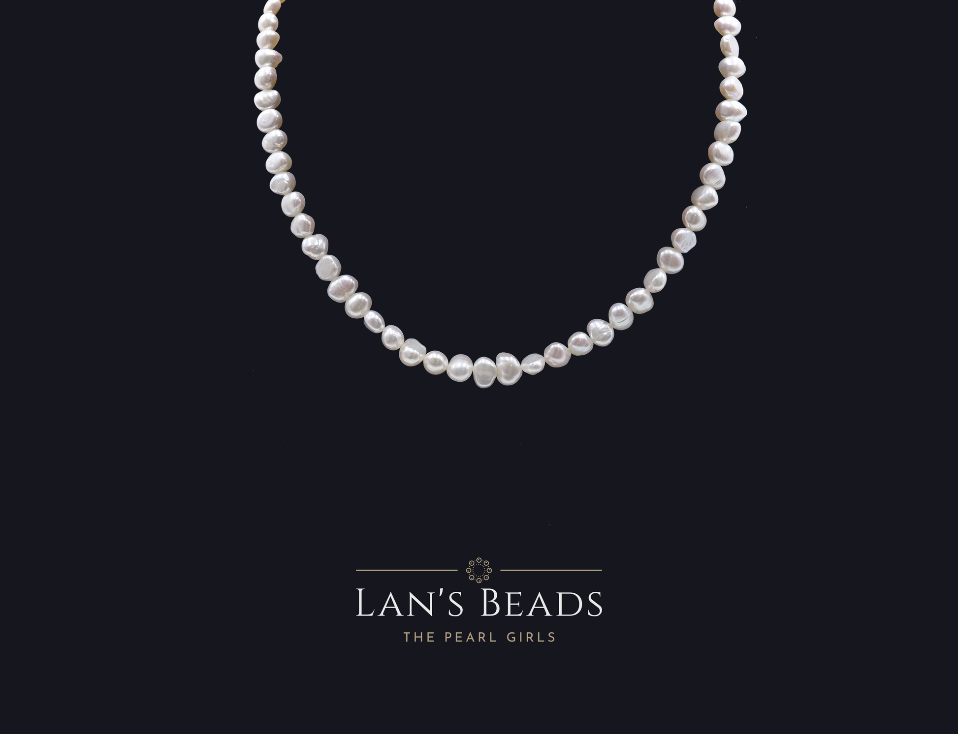 Pebble White Pearls - Lan's Beads - Freshwater Pearls